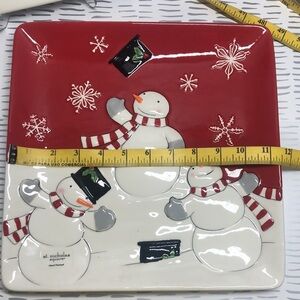 St. Nicholas square plate Christmas